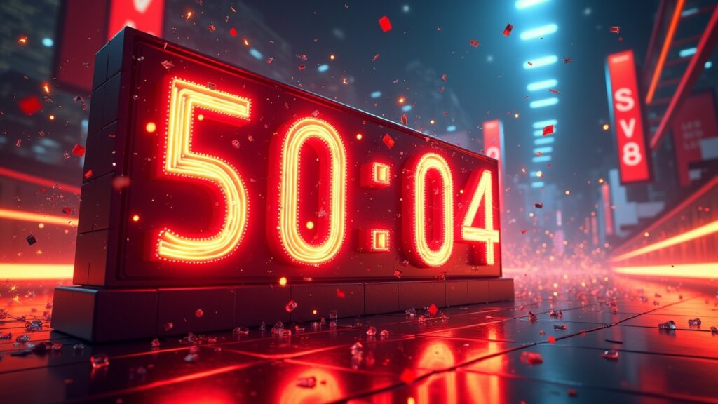 Flash sale countdown timer