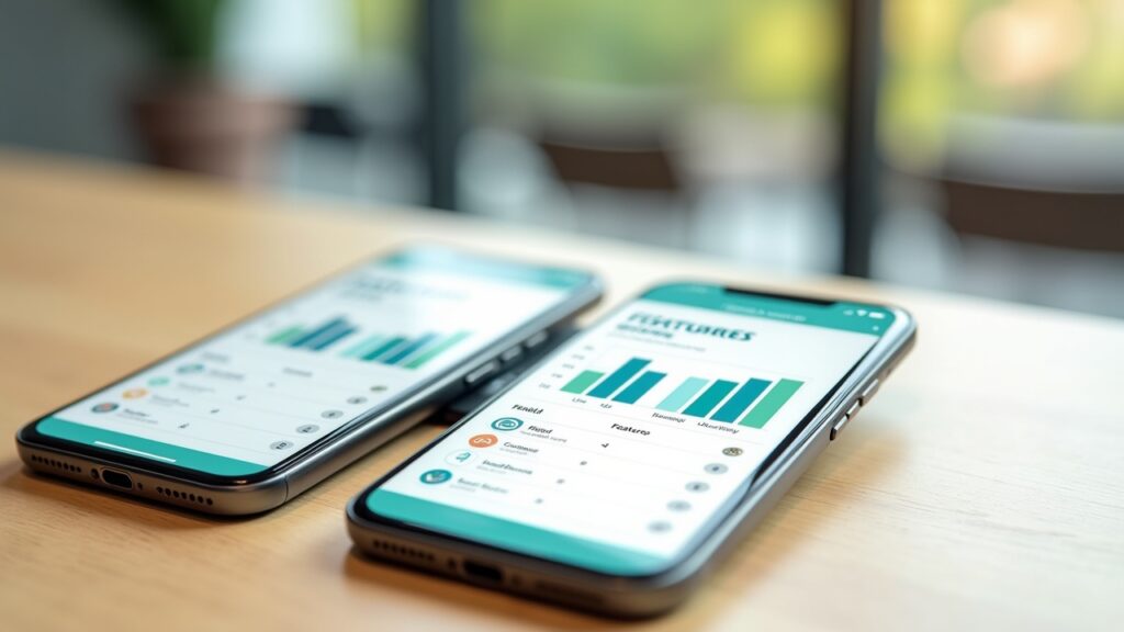 App comparison interface