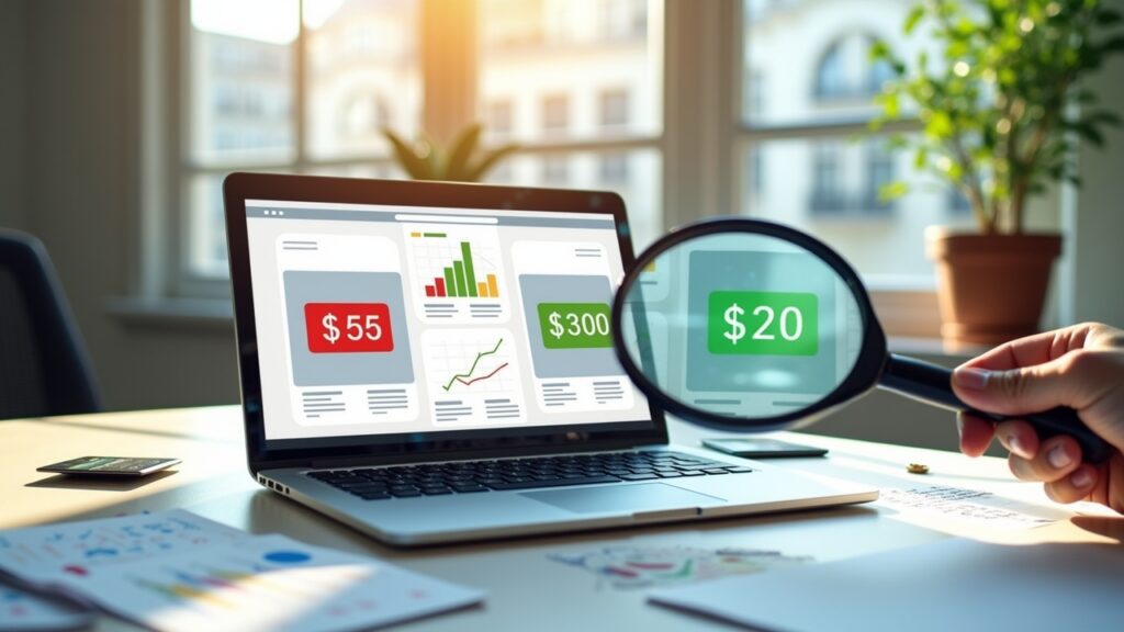 Price comparison analysis