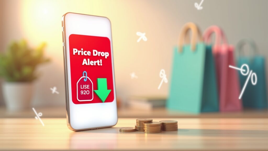 Price drop alert notification