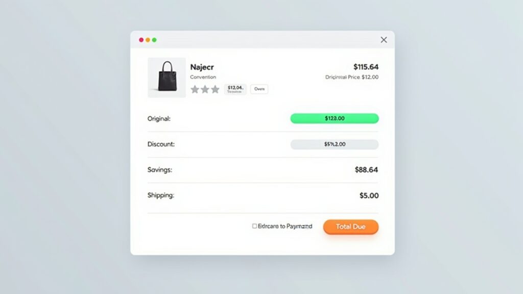 Discount breakdown screenshot