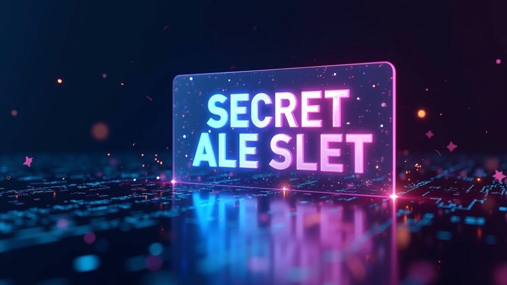 Secret sale alert popup