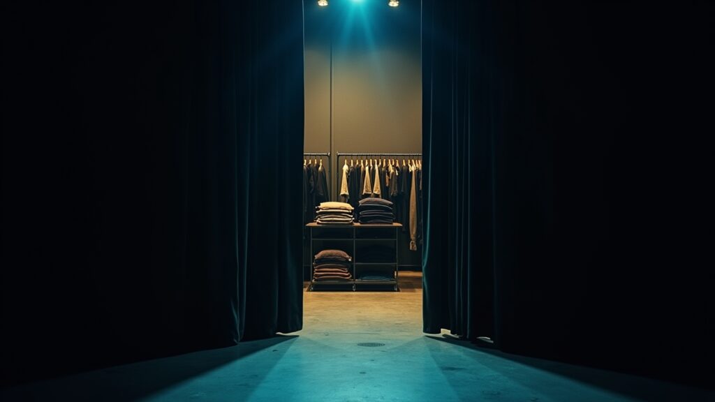 Hidden clearance section