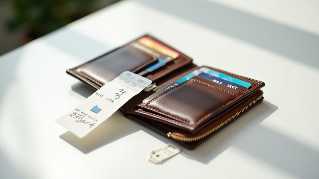 Wallet showing cashback earnings
