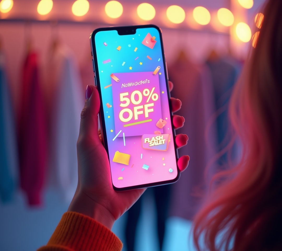 Fashion app notification screen