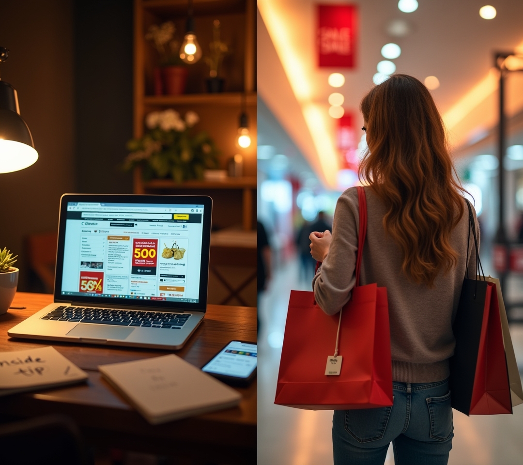 Online outlet interface